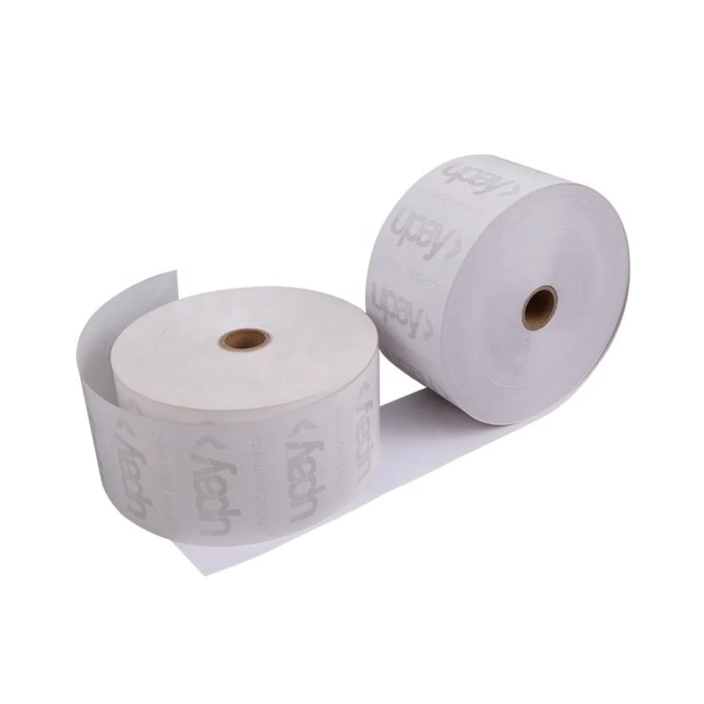 Office Paper Rolls Singal Layer Waterproof Parking Ticket Cash Register ATM Thermal Paper Till Rolls