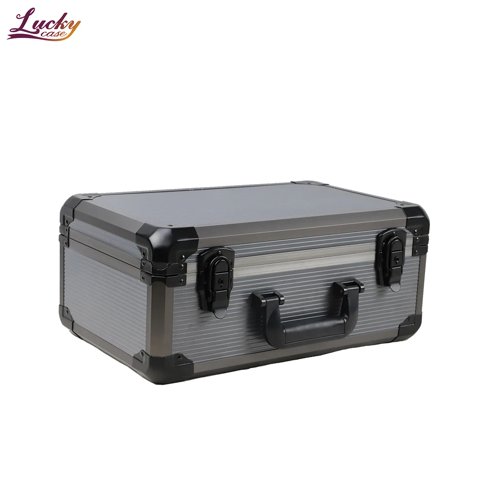 Portable Aluminum Case with Foam Factory Tool Case Box Custom Aluminum Hard Case