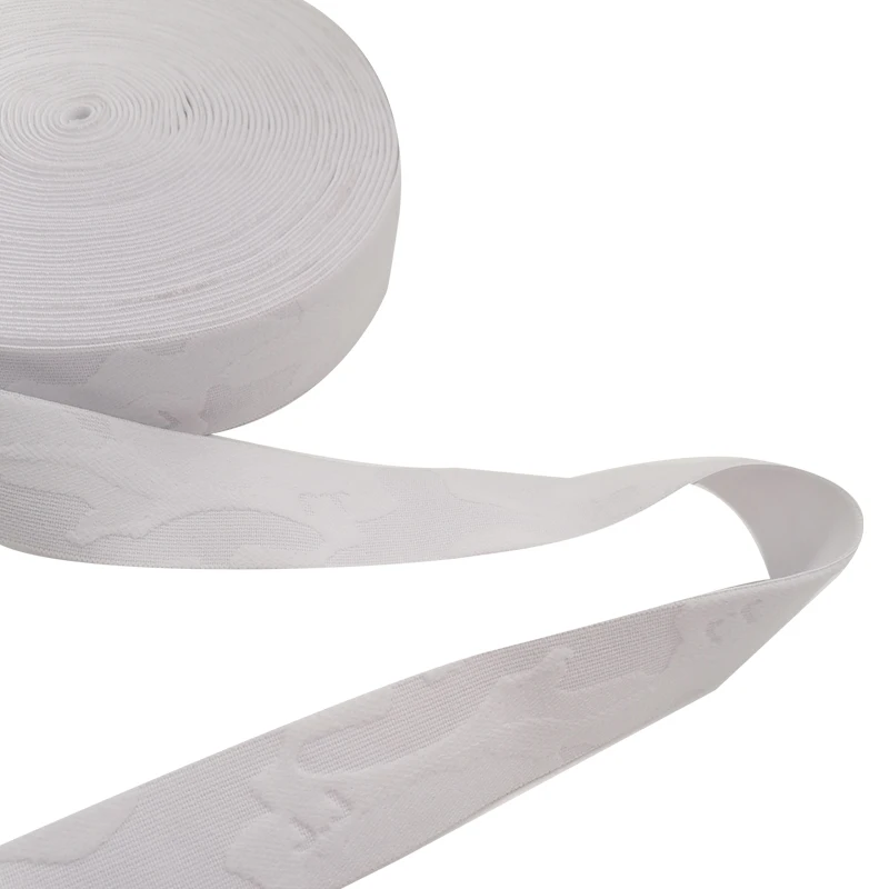 Camouflage pattern jacquard elastic band  jacquard web Elastic  Custom Logo