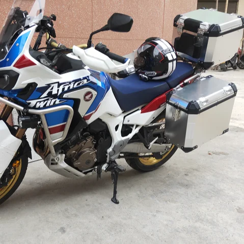 Оптовая продажа 36L алюминиевый багажник мотоцикла стороне коробки для Honda Африка Twin CRF1000
