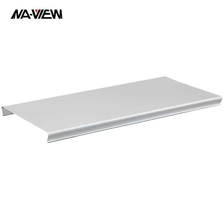 Black and White Powder Coated Aluminium Slat Strip Ceiling for Office Building for Heat Insulation