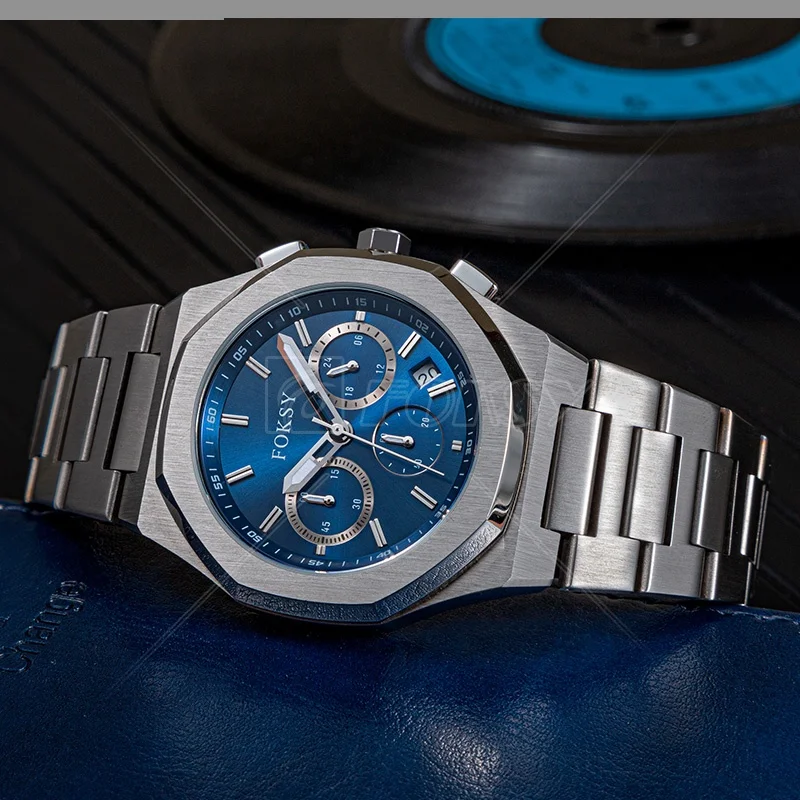 Casual Slim Premium 316L Stainless Steel Case Back Japan Movement High End Wrist Quartz Men Watch in Best Bulk Cheap Price