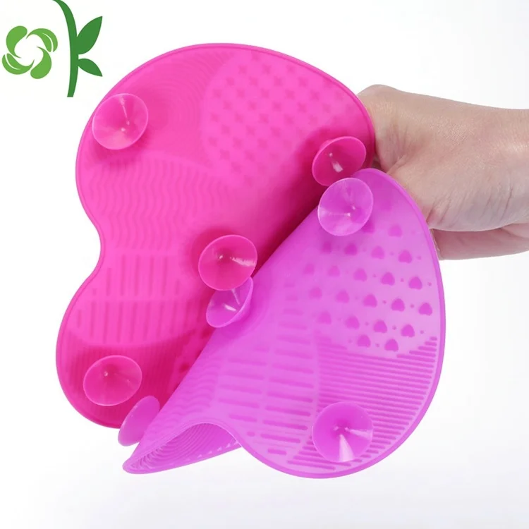 OKSILICONE многоцветный коврик для чистки кистей макияжа косметических портативный