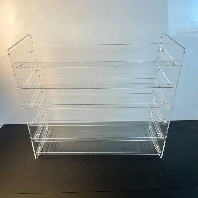 Custom Acrylic Keyboard Rack with 6 Shelves