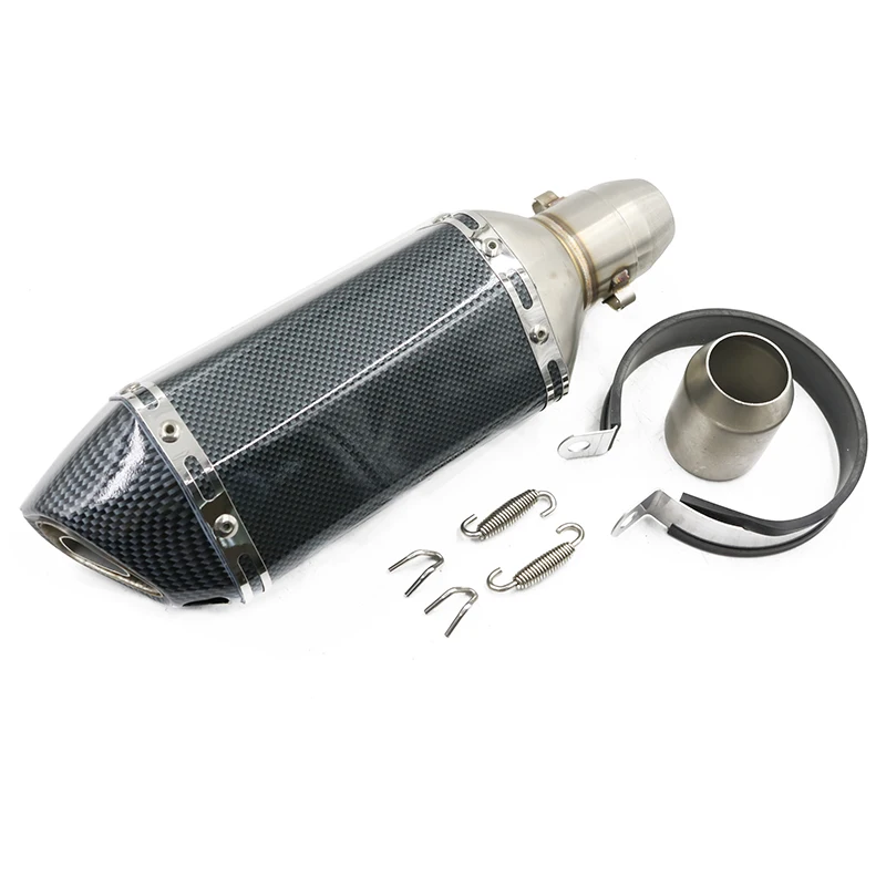 motorcycle escape akrapovic exhaust muffler tip Universal dirt bike exosto pipe ATV for bmw f800gs ktm450 yamaha xmax250 tmax250