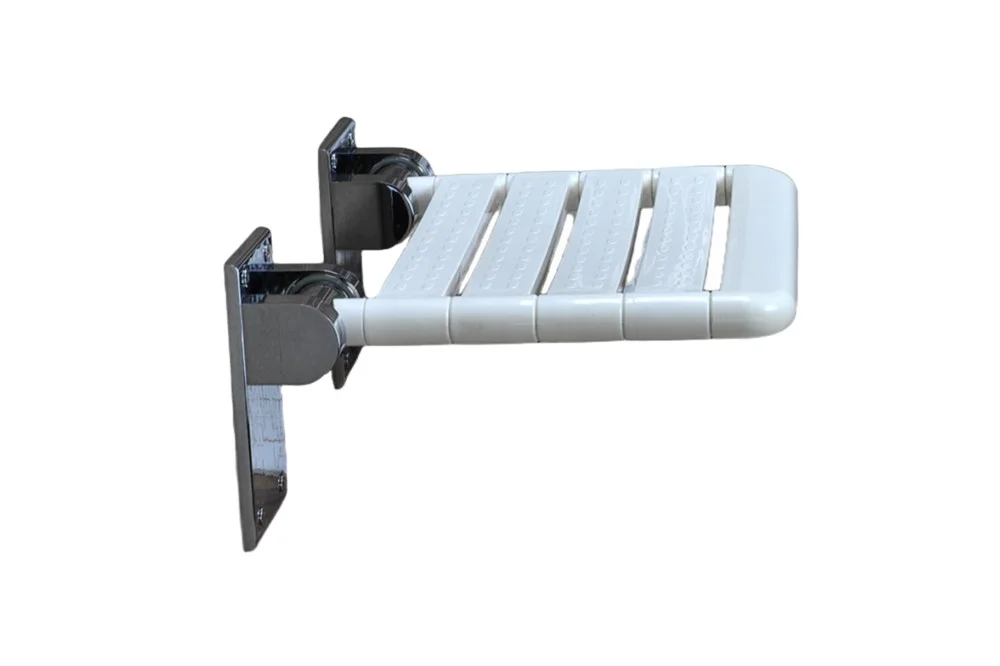 High quality good price Wall Mount barrier free SS 304 Disabled Elderly Shower Bench Seat Bathroom Safety fold up Shower Chair