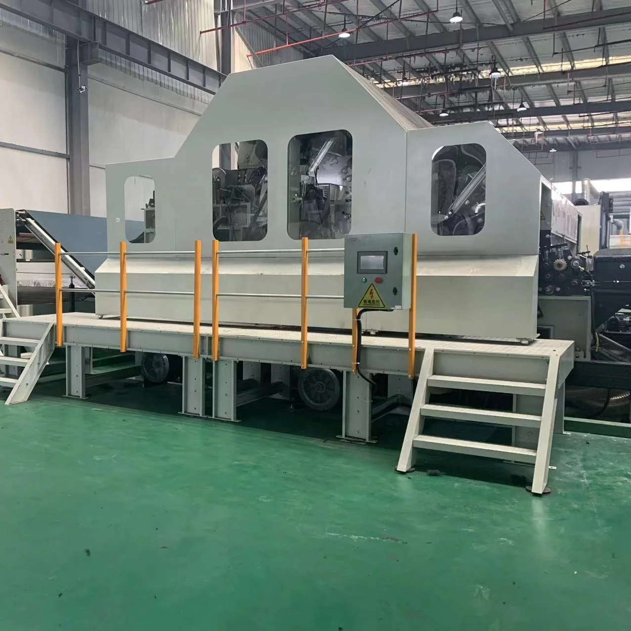 2023 China Factory nonwoven polyester cotton fiber small single cylinder mini carding machine