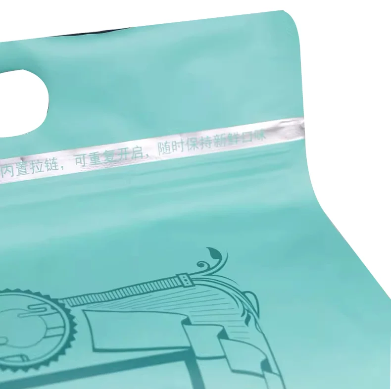 Custom Baby Food Packaging Flat Bottom Mylar Bags with Ziplock Pouch and Plastic Gravure Printing for Food Storage