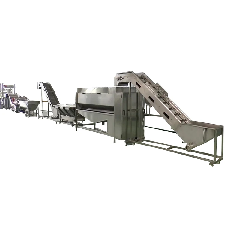 fully automatic potato French fries and potato chips  processing line price