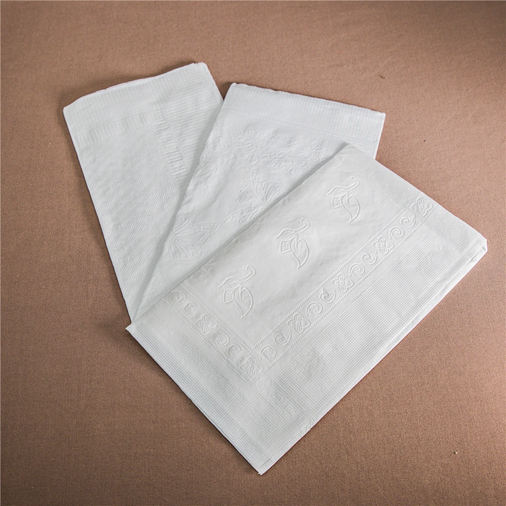 Cheap Factory Price Dinner Napkins 15x17 2ply 20 Pack/Carton 1/8fold Virgin