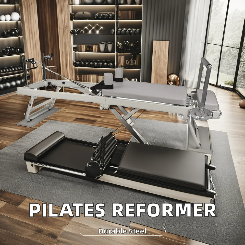 High Quality Home and Studio Fitness Equipment Durable Cadillac Pilates Reformer and Chair