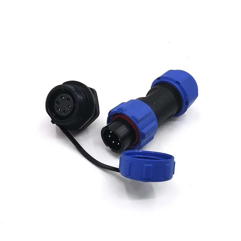 SP11 SP13 SP17 SP21 SP29 Connector 2 3 4 5 6 7 8 9 10 12 16 17 20 24 26 Pin SP Series Wire IP68 Waterproof Connector