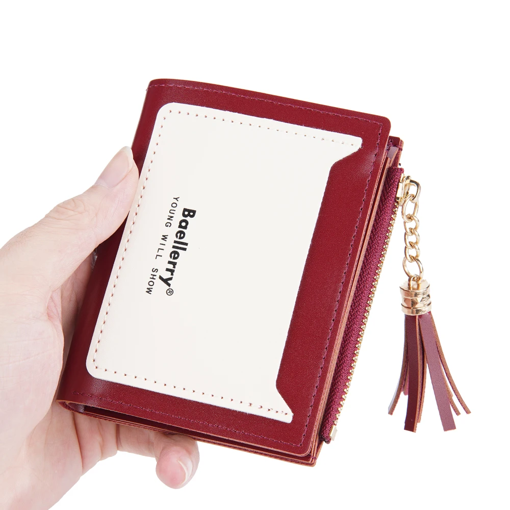 Baellerry Brand Wholesale Woman card holder wallet Pu leather fashion purse bags wholesale female wallets