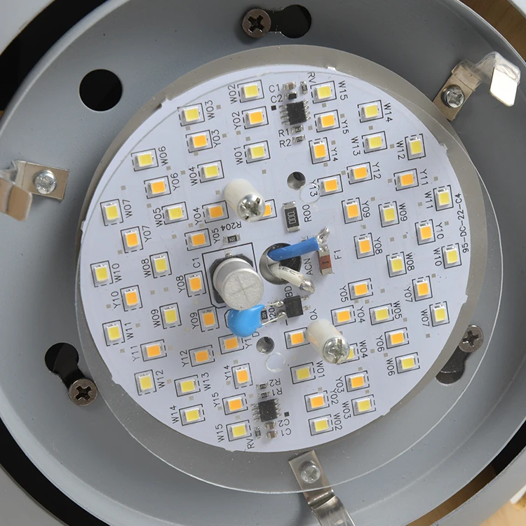 Superior Quality 3 Plywood Blades AC Motor Morden Indoor Decoration Remote Control Led Ceiling Fan Light