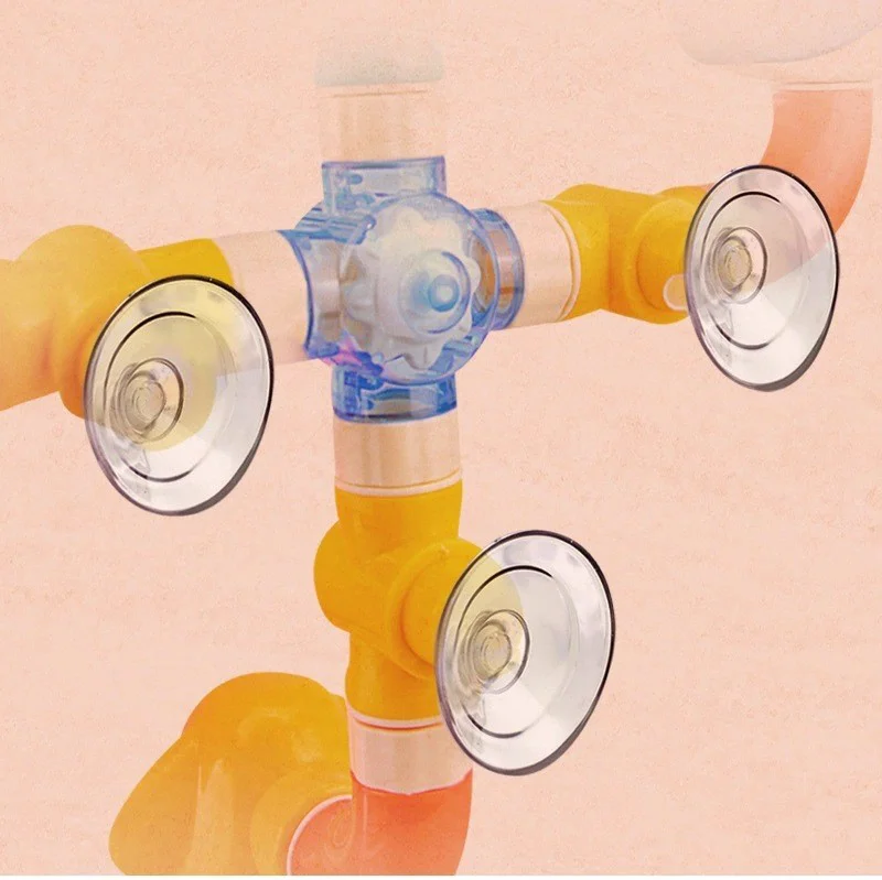 
2021 Bathroom Pipe Safe Water Game Small Toddler Children Kids Baby Bath Toy For Shower 