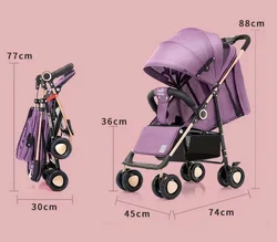 Cheap price Wholesale foldable folding baby stroller 2023 Newest popular small carriage infant stroller for travel