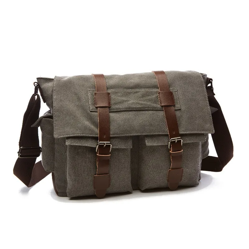 New trendy functional large waterproof outdoor motorcycle travel canvas messenger sling bag hanging cycling bags