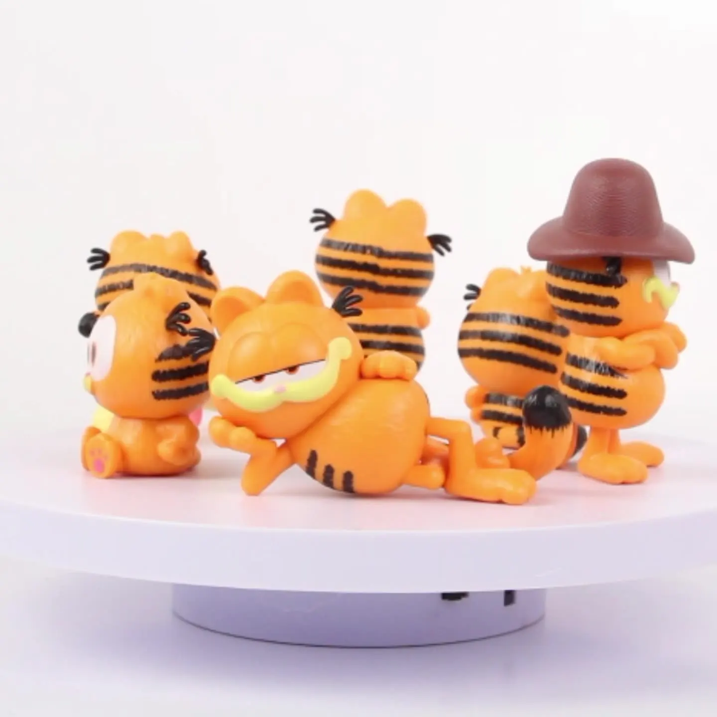 Zealed 6 Pieces/Set Exotic ExoticShorthair Gaffey Cat Collection PVC Model Action Figure Cartoon Cute Doll Toys Wholesale