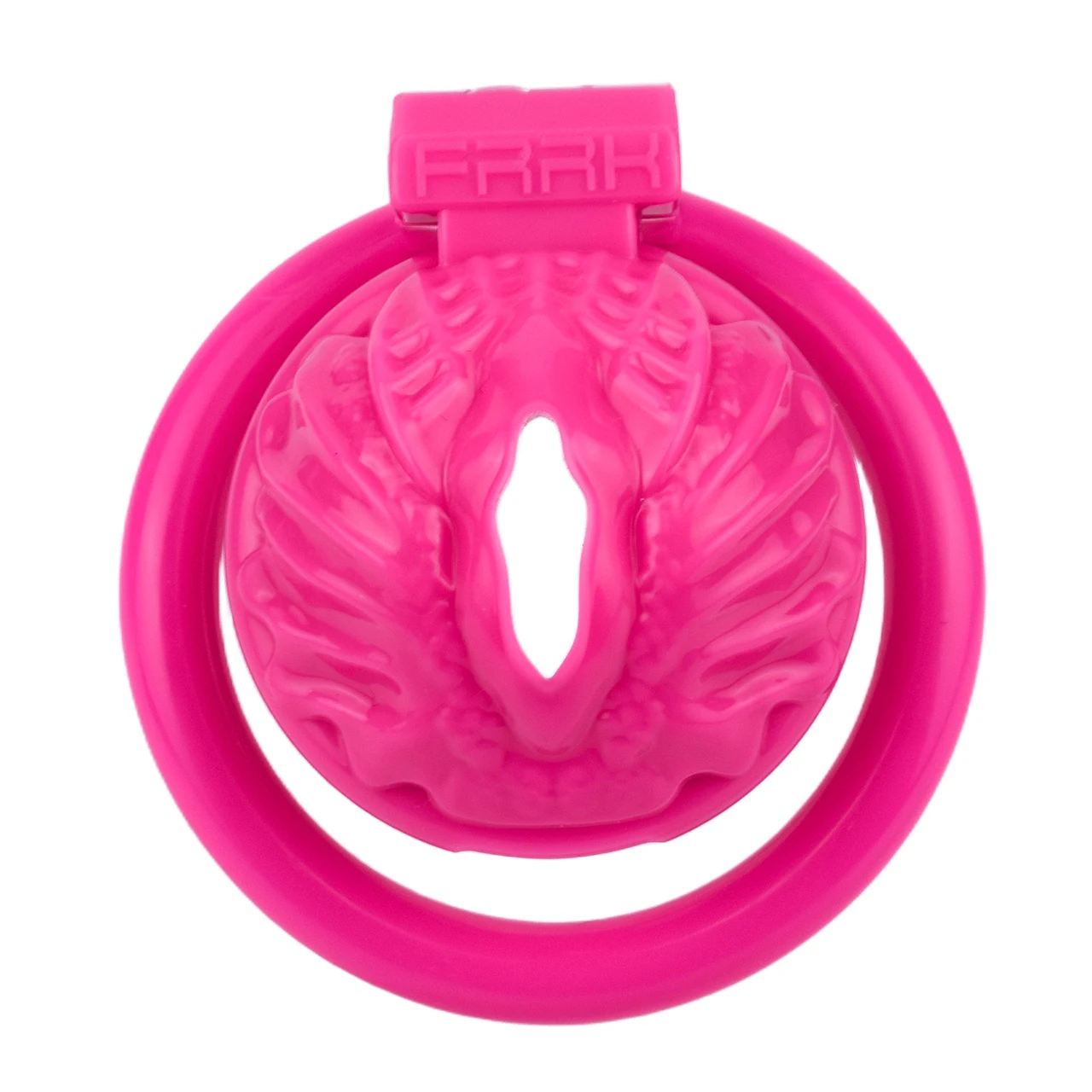 FRRK resin 3D penis cage male chastity device flat plastic cock cage penis lock chastity lock for beginner sex toys