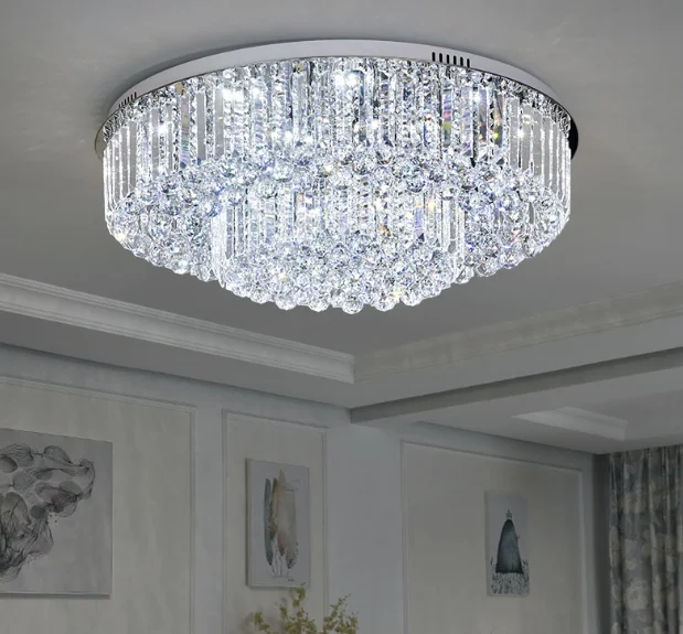Luxury Gold Lamp High Quality Crystal Ceiling Chandelier Lighting Bedroom Big Modern Light