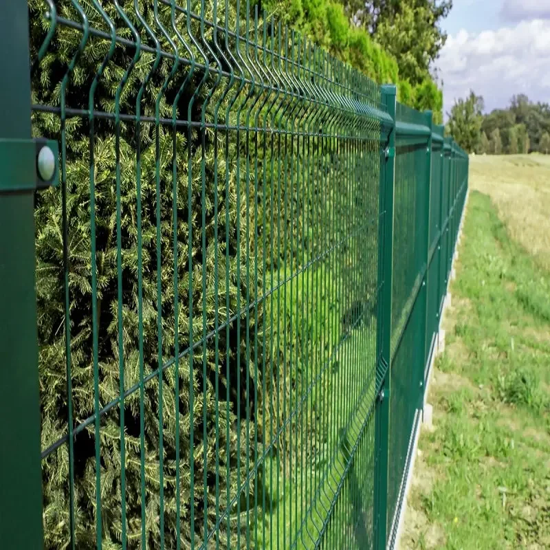 New metal Security Galvanized 3d Curved Welded Wire Mesh Panel Fence for Road Garden Land School playground