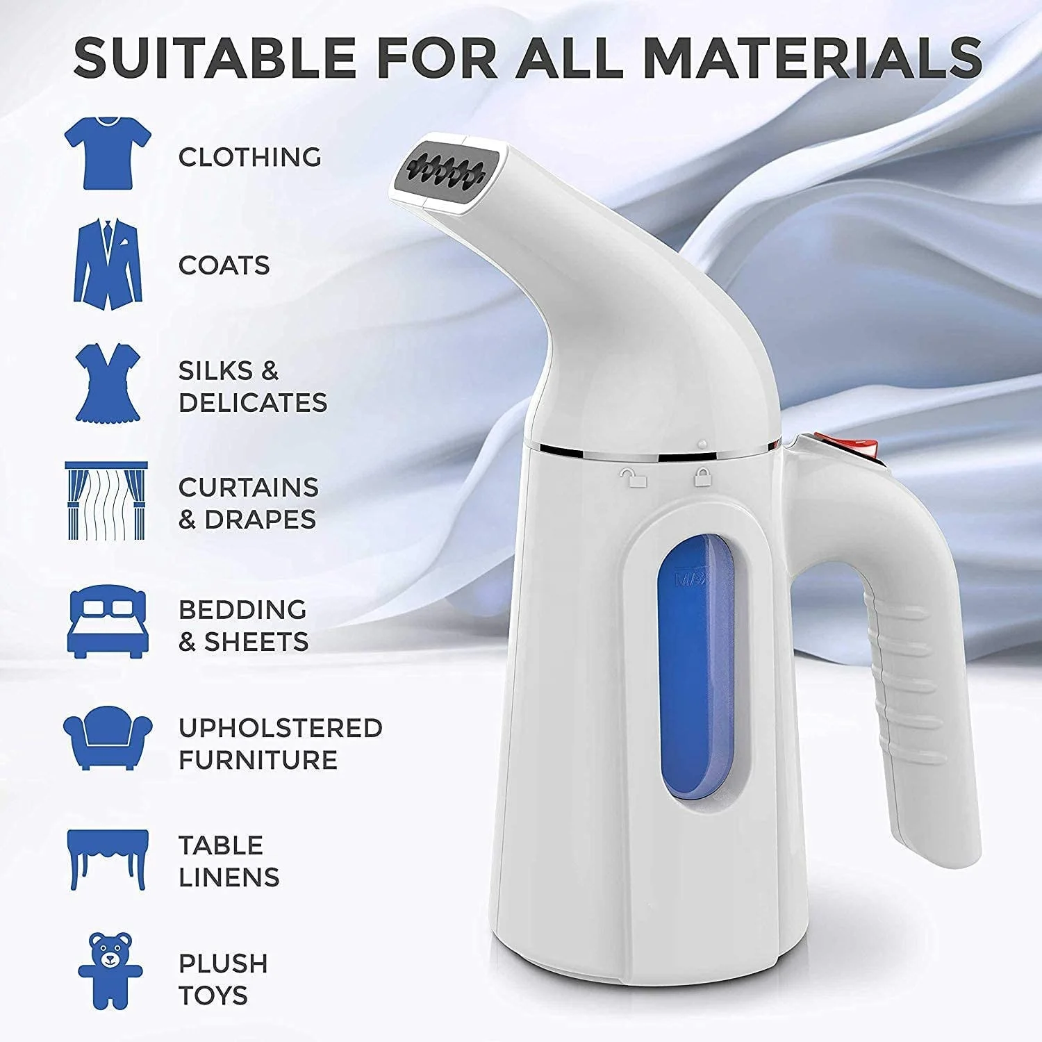 Portable Garment Wrinkle Remover for Travel and Home Use Handheld Steam Iron
