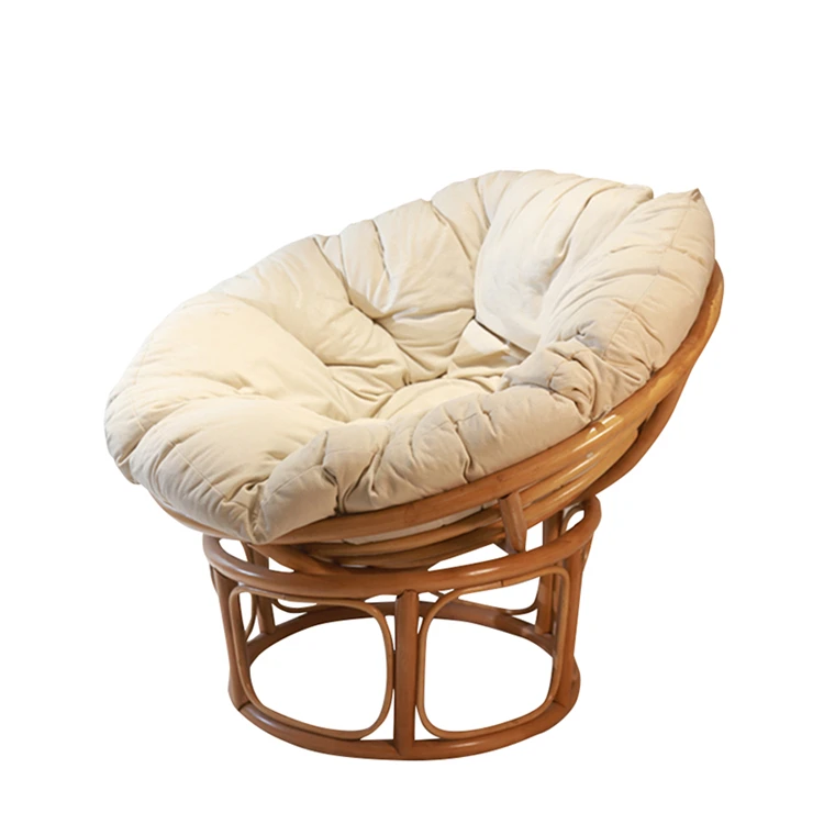 Indoor Outdoor Furniture Fashion Style Rattan Single Chair Living Room Hotel Garden Patio Leisure Sofa Chair