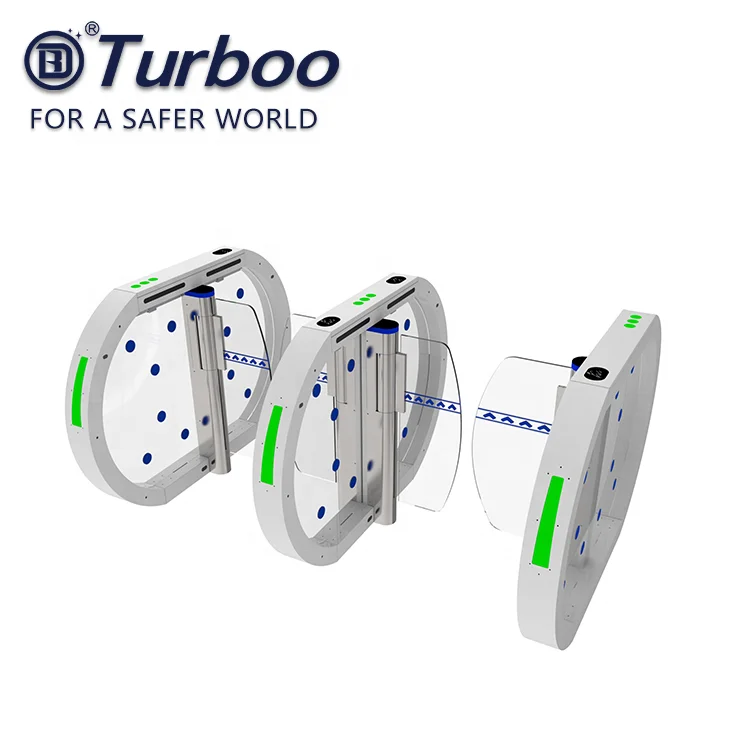 Unique Design Security Swing Barrier Turnstile Speed Gate Face Recognition for GYM Cinema