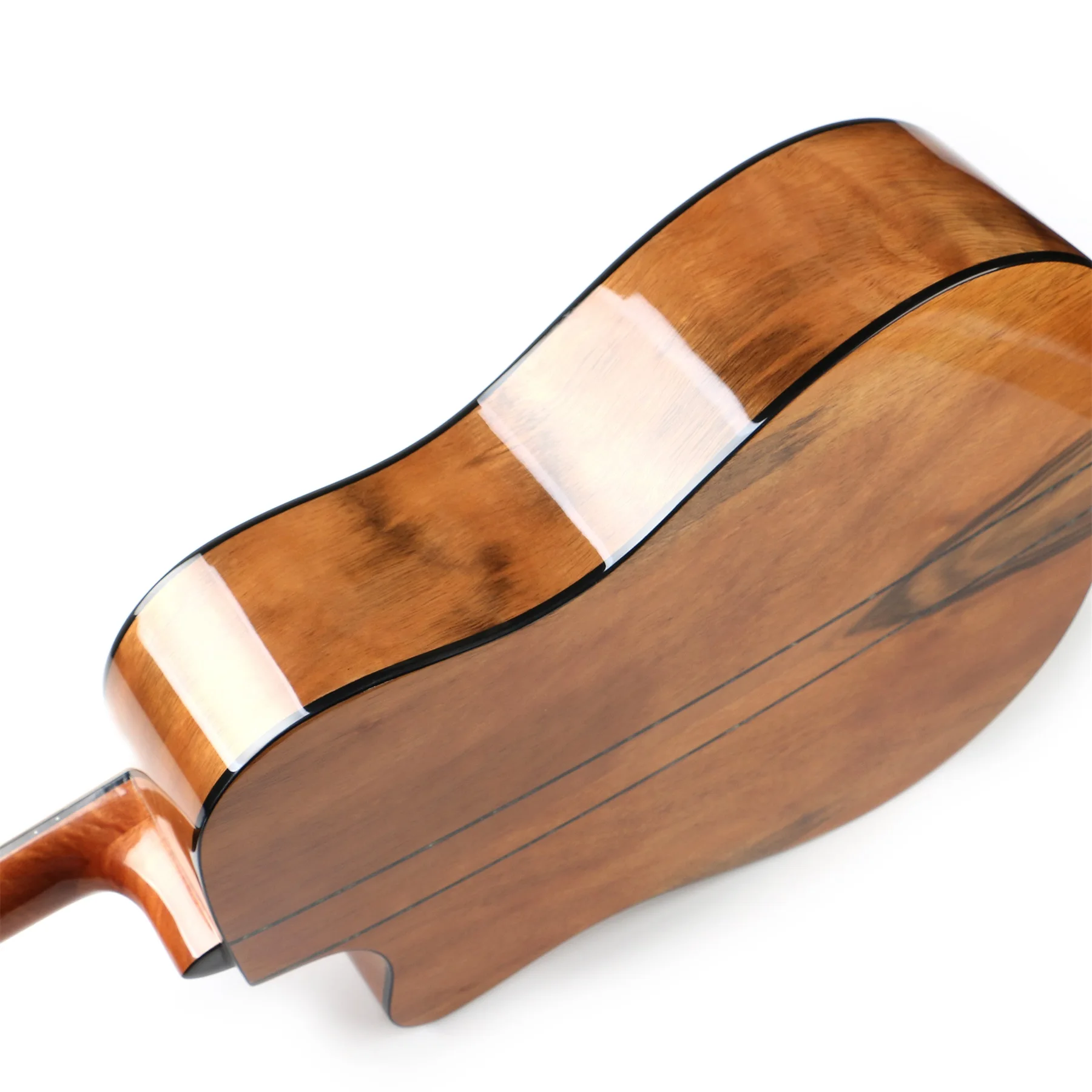 Chinese guitar supplier supply 41 inch Dreadnought cutaway high glossy acoustic guitar for wholesale