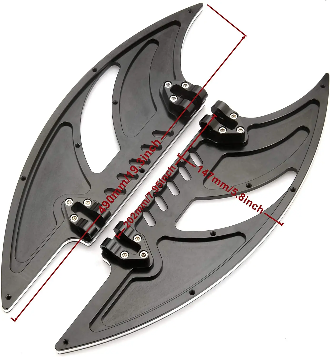 Motorcycle Foot Pedal Blake Balde Floorboards Shifter Levers Bracket For 2014-up Touring Motorbike Foot Peg wholesale