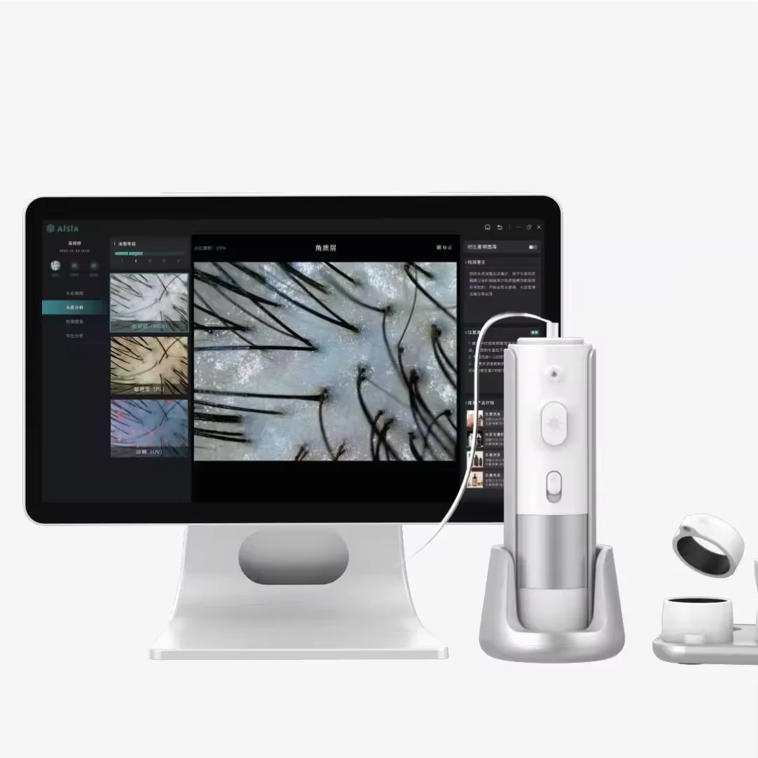 New Arrival HD Hair Follicles Scalp Scanner Detector Hair Analyzer / Skin And Scalp Hair Analysis Machine