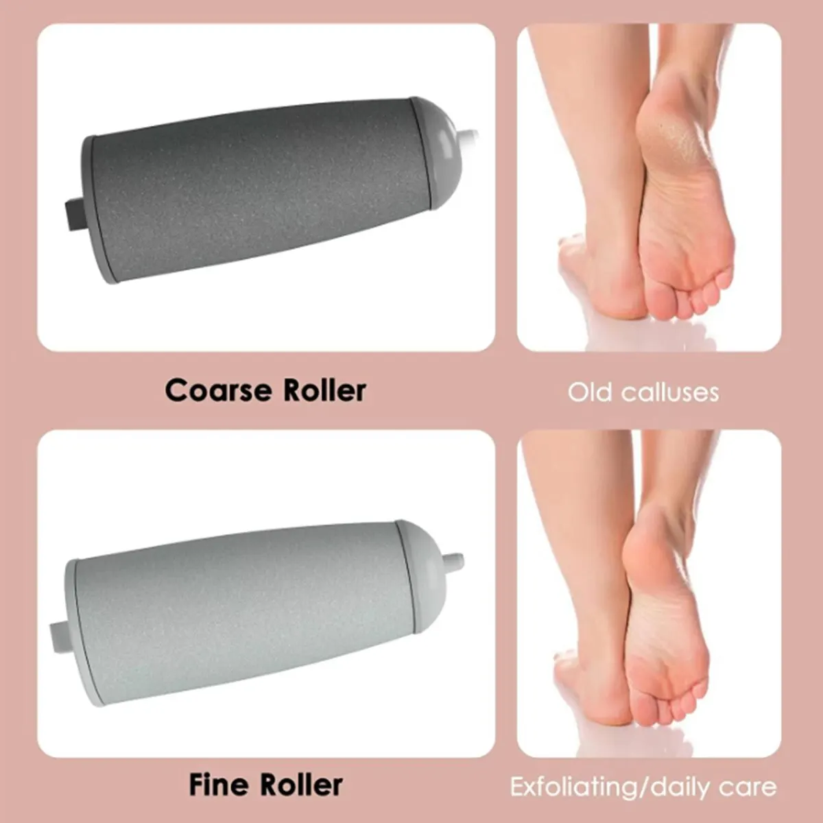 Electric Pedicure Tool Film Foot Dead Skin Callus Remover Feet Exfoliator Pumice Stone for Heel Grinding Device for Foot Care