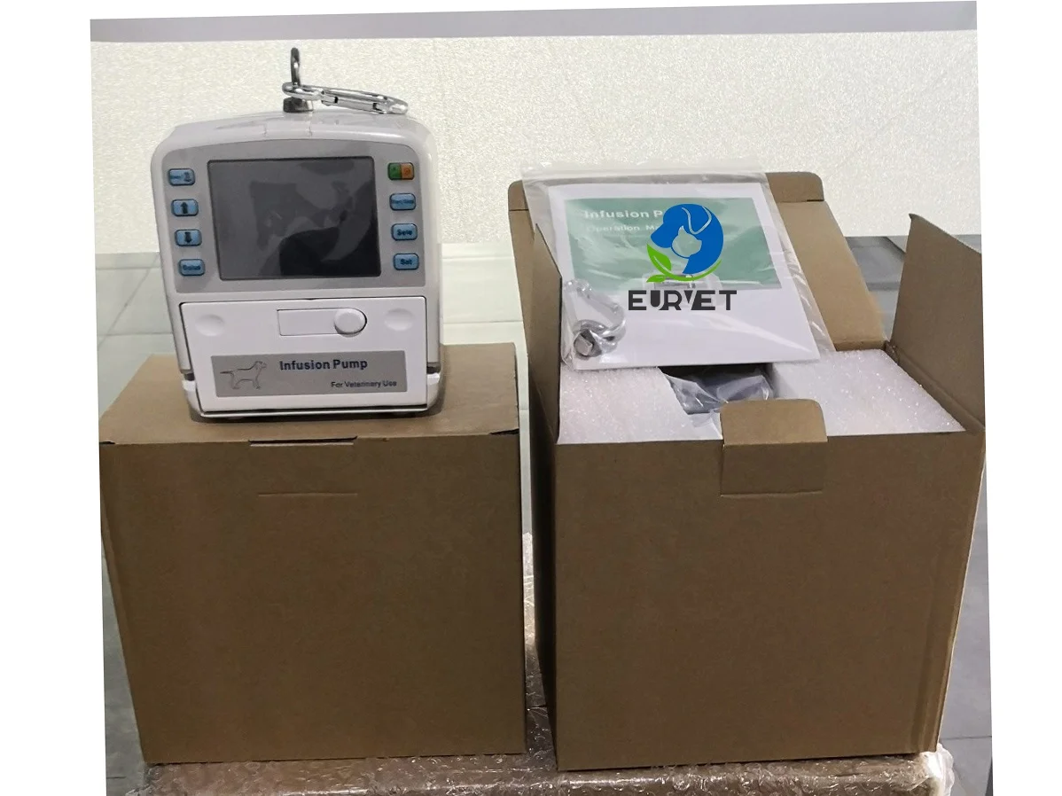 EUR PET Best Selling Medical Syringe Pump Electronic Syringe Pump For Clinic With Ce Certification Rechargeable Syringe Pump