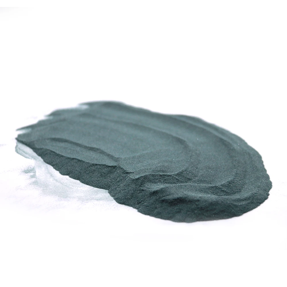 High Density 98% SiC Powder Refractory Black Green Silicon Carbide Powder Materials Grit of Green Silicon Carbide for Sand Blast