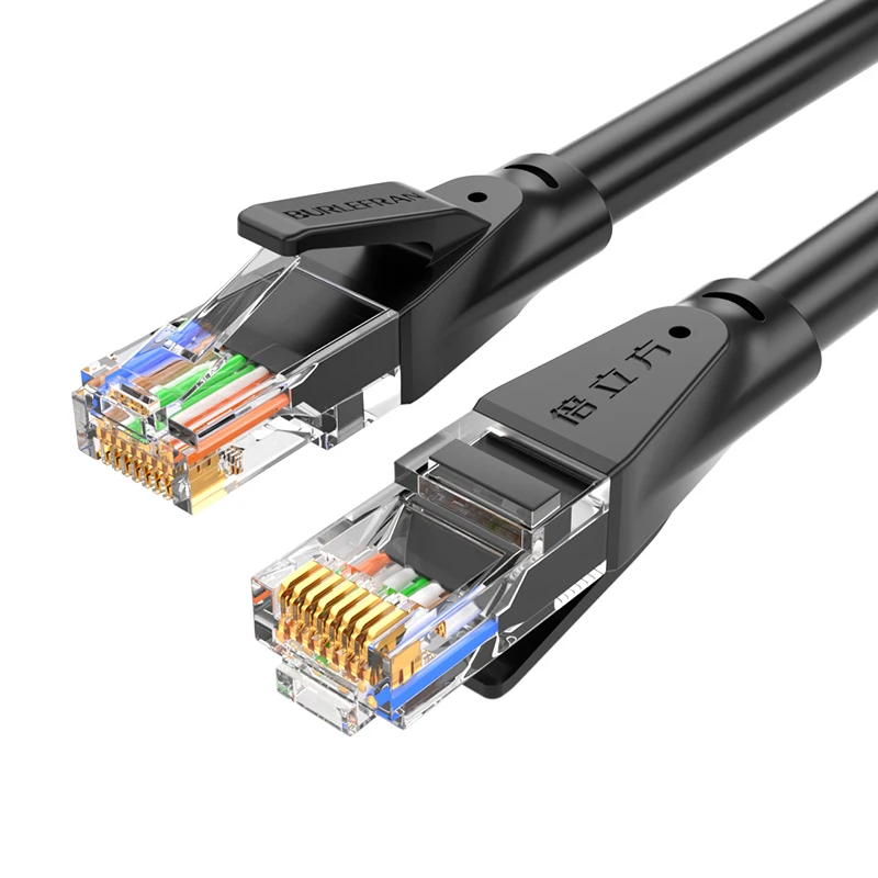 Patch Cord Cat6A UTP 24AWG Cable Pure Full Copper Ethernet Network Cable Patch Cabl Cat For Communication