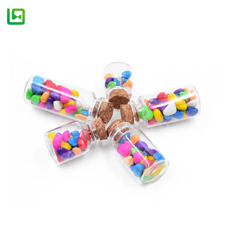 Diameter 30mm  Flat Glass Test Tube  Galls Flat Bottom Bulk Test Glass Tube with Cork