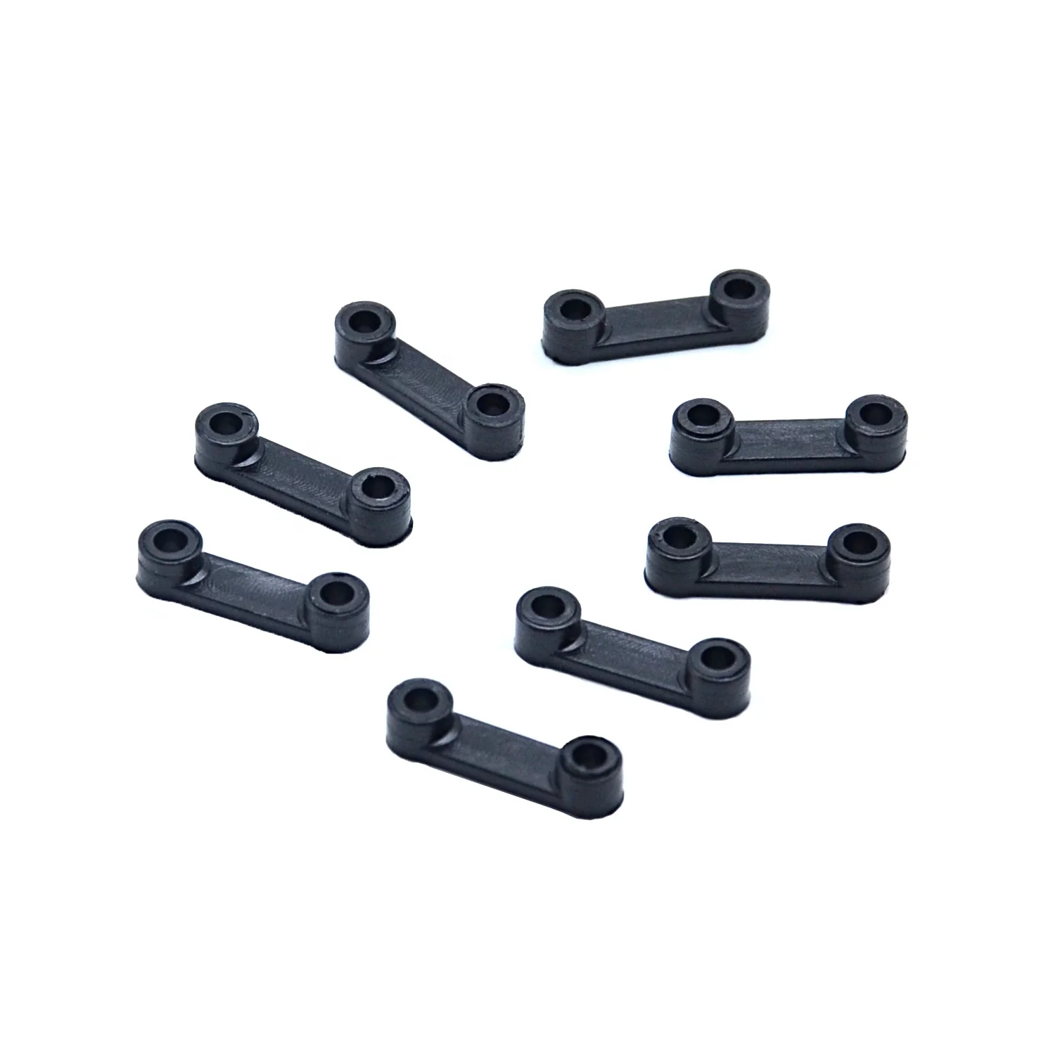 Slotted flat plastic wire clips Screw hole center distance 15mm  electrical cable clamp cable holder clips