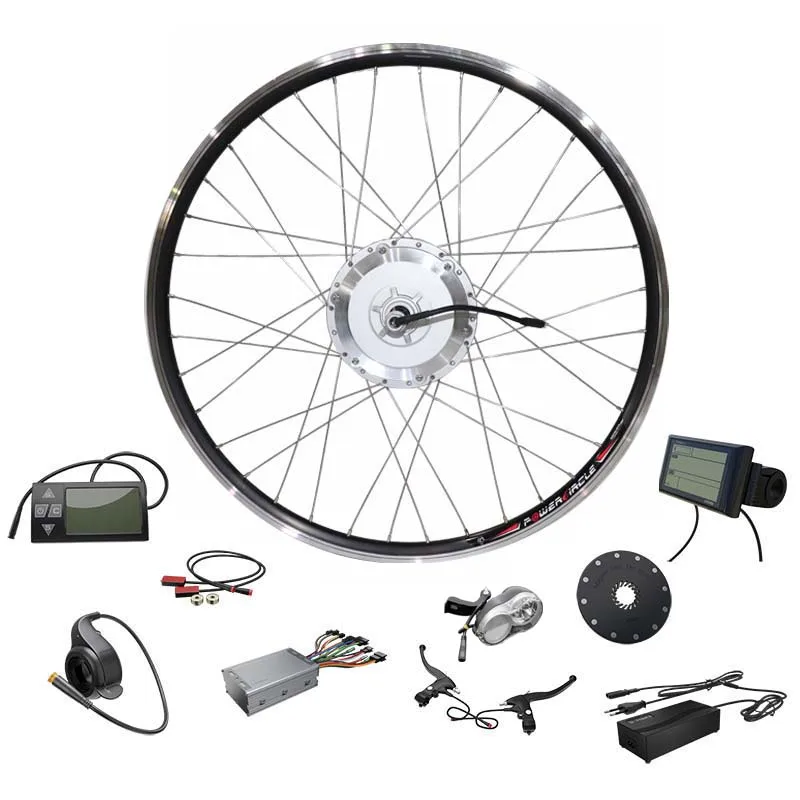 Bafang Conversion Kit Geard Motor 48V Wheel Hub Motor Ebike Conversion Kit 350W 500W Electric Bike Motor KIt with Display