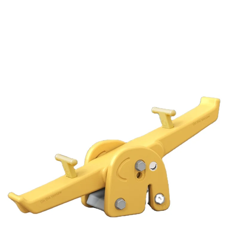 
Hot sale popular elephant small playground kids plastic seesaw seat seesaw for kids 