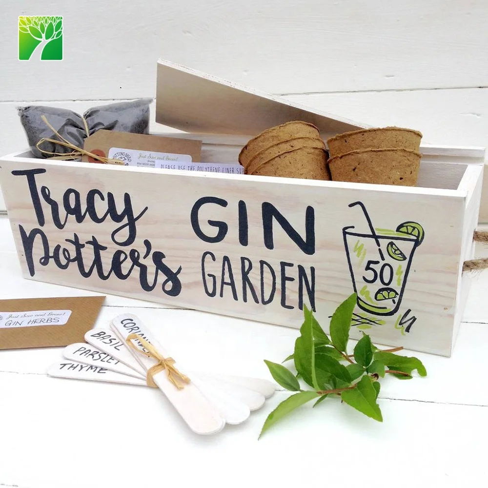 Plant farm direct sale exclusive 5 varieties herb seeds personalised garden kit