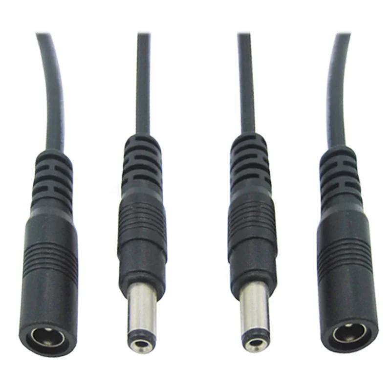 AOHUA Cable DC Connector DC5521 Waterproof Connector Waterproof DC Power Connector 5.5 x 2.1mm Jack