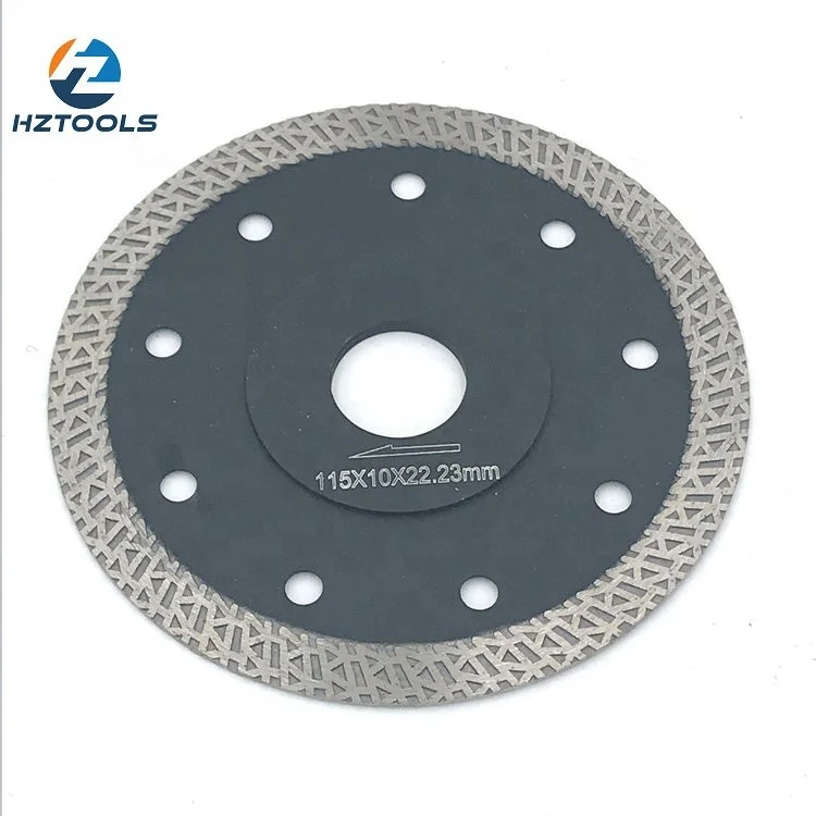 Customized Hot pressed Ultra thin K turbo tile cutter diamond saw blade diamond disc for cutting ceramic porcelain tile.