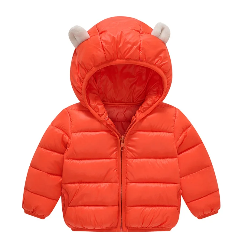 Hao Baby Kids Down Jacket Cotton  Boys and Girls Winter Light Jacket Cute Coat