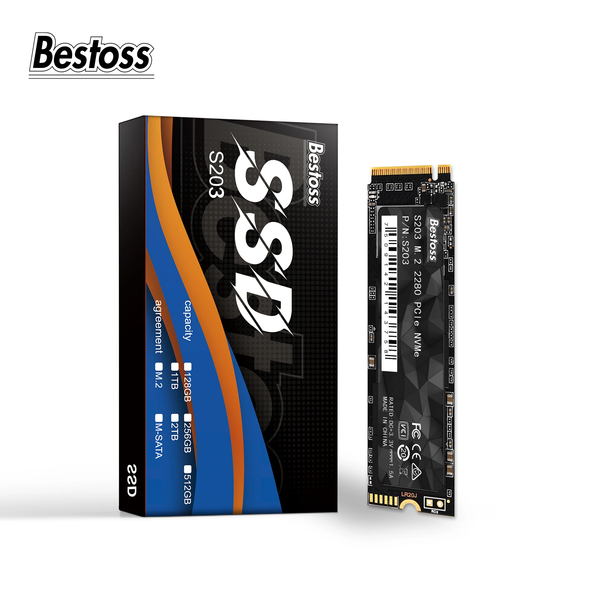 Лучшие фабричные цены! NVME PCIe 3,0x4 128 ГБ рабочего Внутренний твердотельный накопитель (SSD жесткий диск