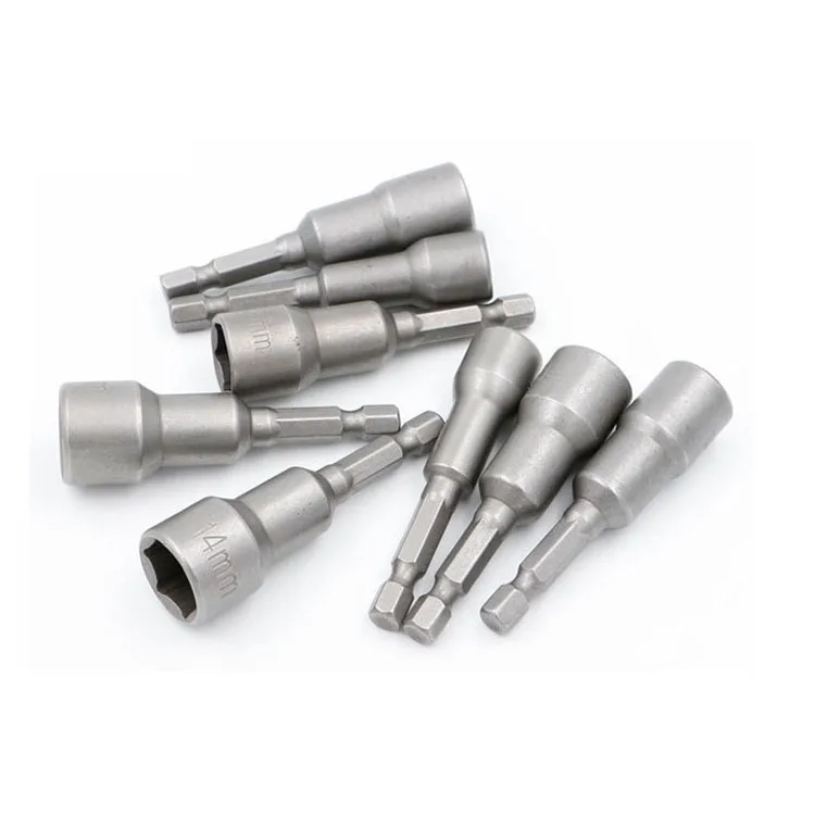 Screwdriver Socket Bits 6mm-19mm Impact Grade Nut Setters Hex Shank Drill Bit Adapter