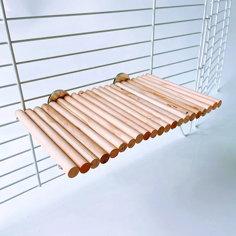 Chinchilla squirrel platform springboard parrot station board pet supplies Parrot Toy log springboard