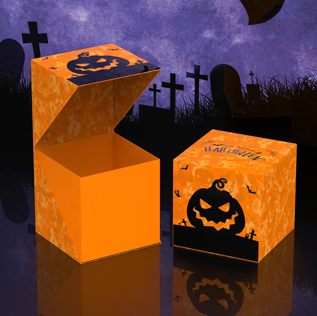 China Wholesale Custom Halloween Packaging Design Cardboard Gift Candle Packaging Box for Baseball Boxes with Logo Packaging Box