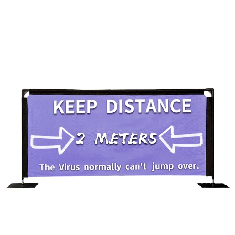 Horizontal Pop Up Banner Advertising Banner Strong Carbon Fiber Modular Barrier System Door Frame For Display