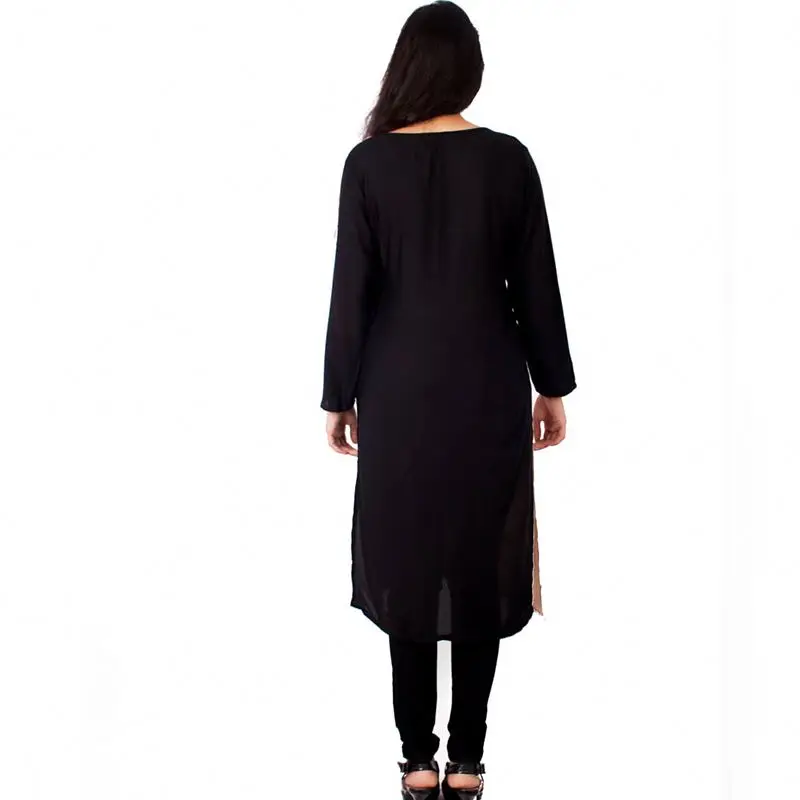 2019 High Quality Fancy Kurti Tops Muslim Clothing Sarees Indian With Islamic Simple Cotton Kurtis