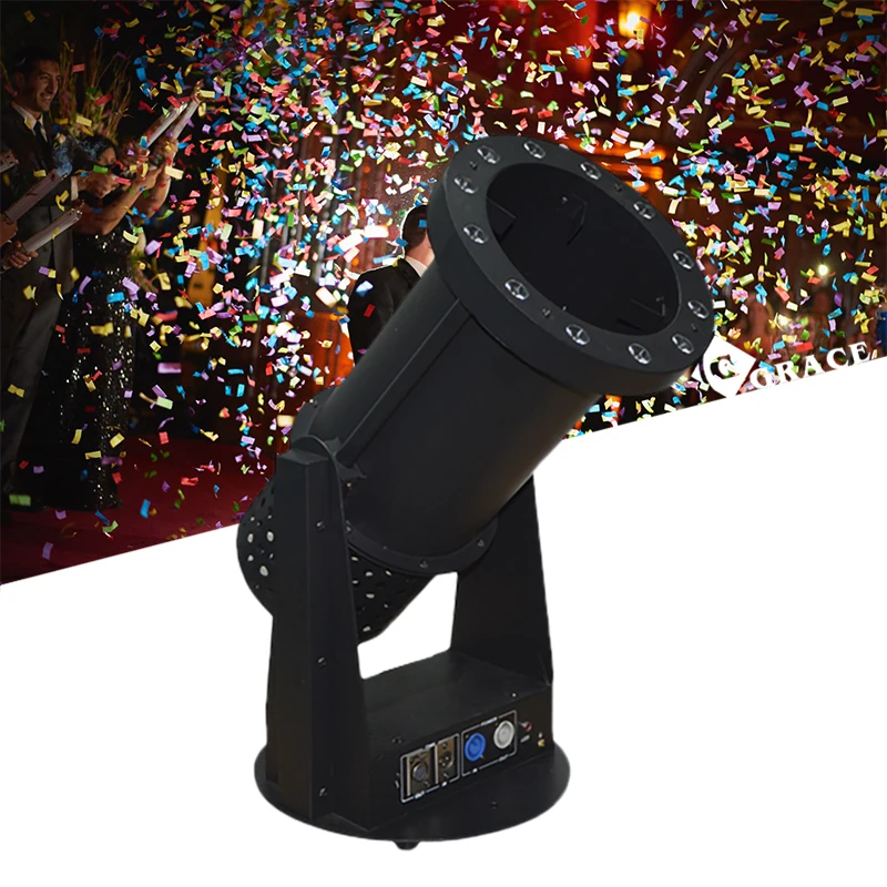 Igracelite RGB 1500W Led Confetti Machine Party Confetti Cannon